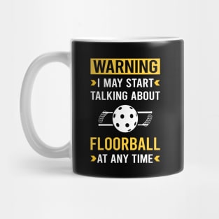 Warning Floorball Mug